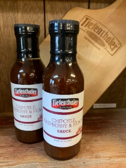 Raspberry Peach Chipotle Sauce