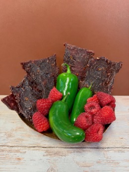 Raspberry Jalapeno Whole Muscle Beef Jerky